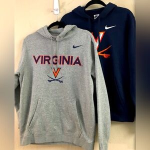 University Of Virginia Calvaliers Sweatshirt Hoodie Bundle Medium Blue Gray